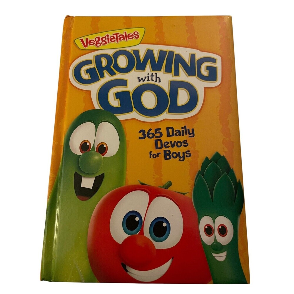 Veggie tales Growing with God : 365 Daily Devos for Boys 2017 Hardcover
